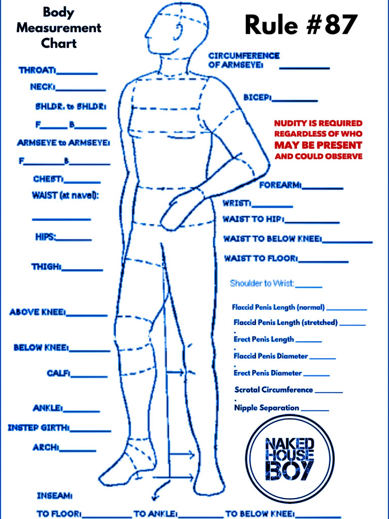 Full Body Measurements